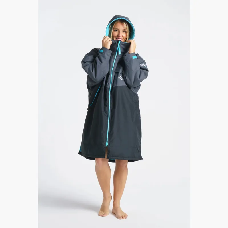 Robie Dry Series Long Sleeve Changing Robe Charcoal
